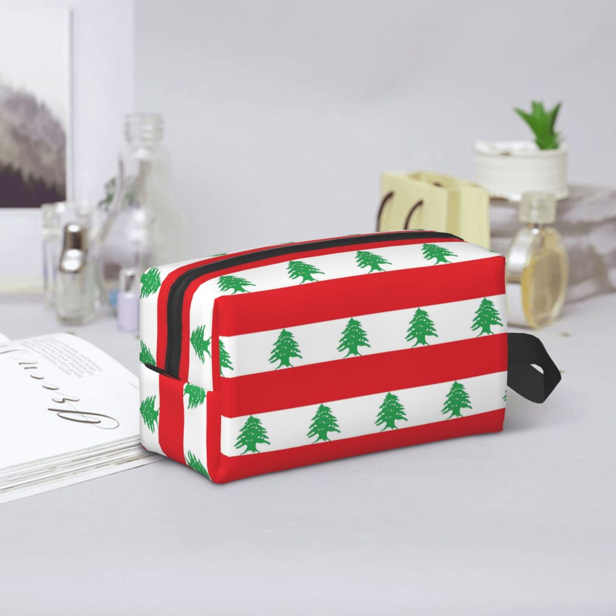 Women Bags Lebanon - Flag Of Lebanon Makeup Bag Cosmetic