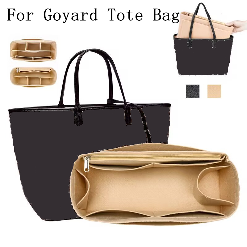 Women Bags Goyard - Portable Felt Insert Organizer For Goyard