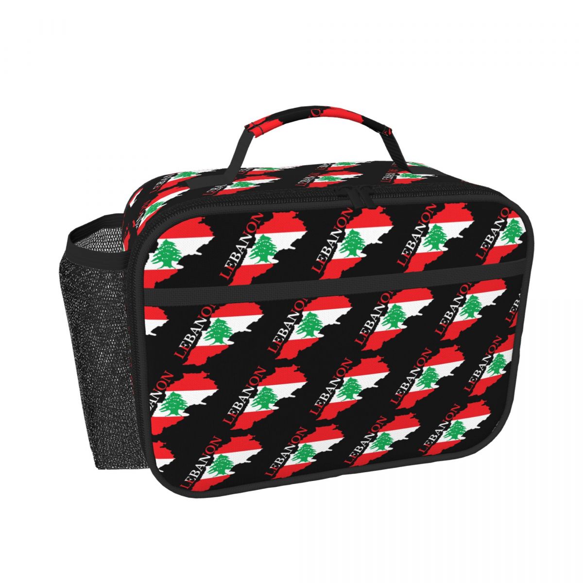 Women Bags Lebanon - Lebanon Flag Map Insulated Lunch Bag