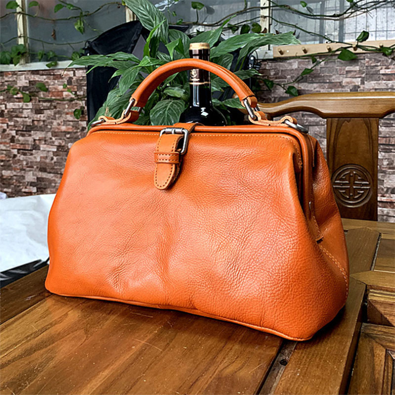 Doctor Bag Leather - Ban Đầu Chính Hãng Da Bác