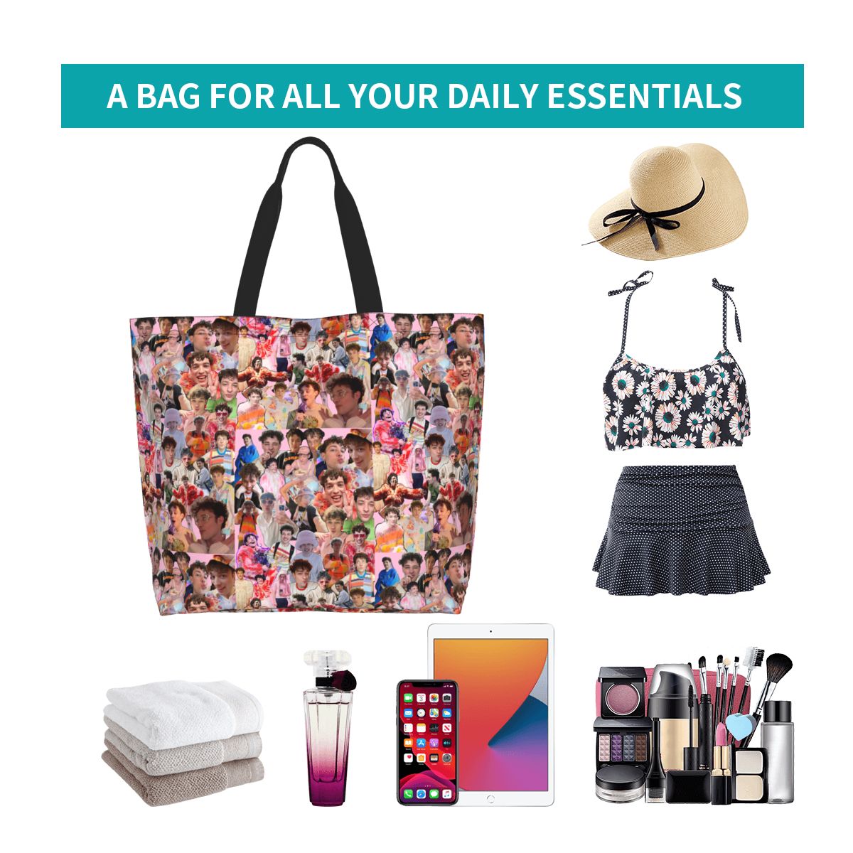 Women Bags Winners - Nemo Eurovisions Switzerland Winner Shopping Tote