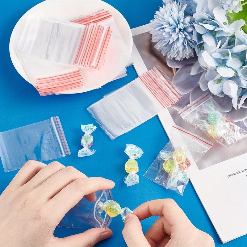 Women Bags Under 500 - 500/100pcs Self Sealed Bags Plastic Storage