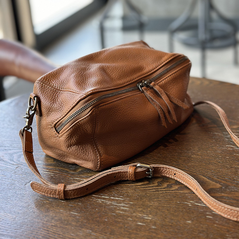 Doctor Bag Leather - 2026 New Leisure Genuine Leather Lightweight