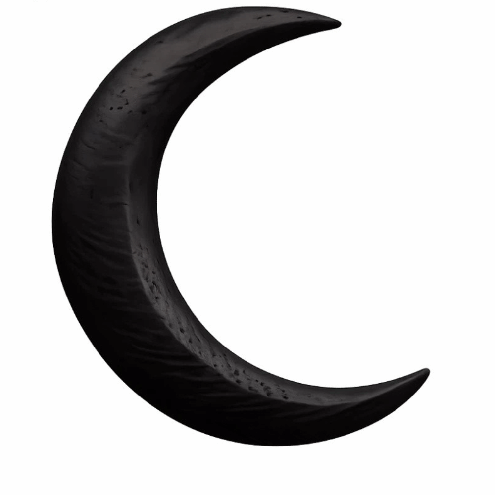 Half Moon Crescent - Elegant Crescent Hair Fork Handcarved Hanfu
