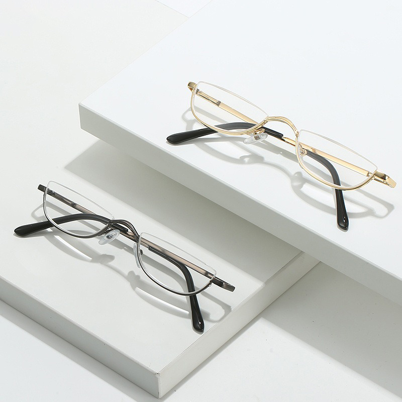 Half Moon Crescent - +1.00~+4.0 Unisex Reading Glasses Spring Hinge