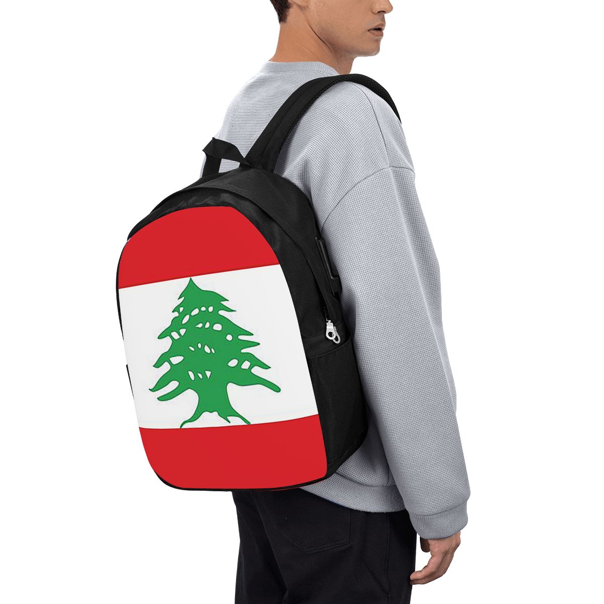 Women Bags Lebanon - Flag Of Lebanon Backpack Travel Notebook