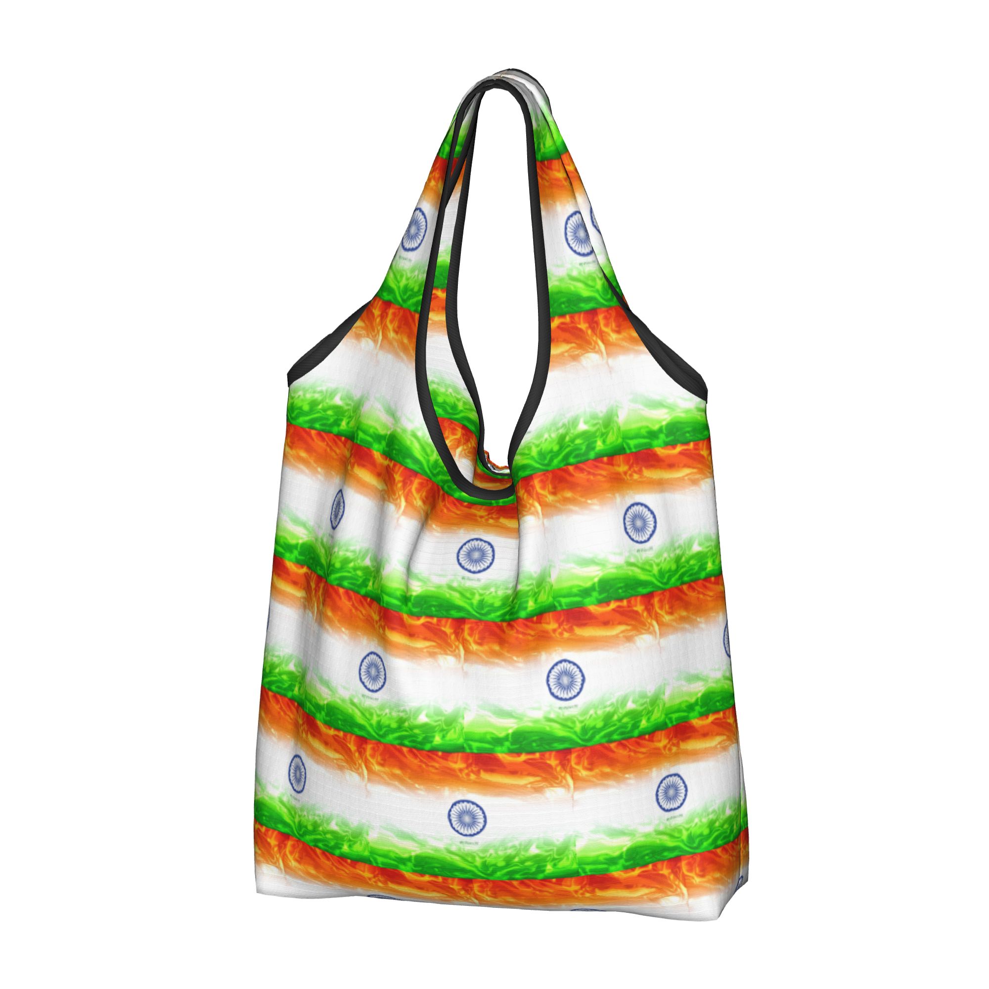 Women Bags India - Flag Of Indias Grocery Shopping Tote