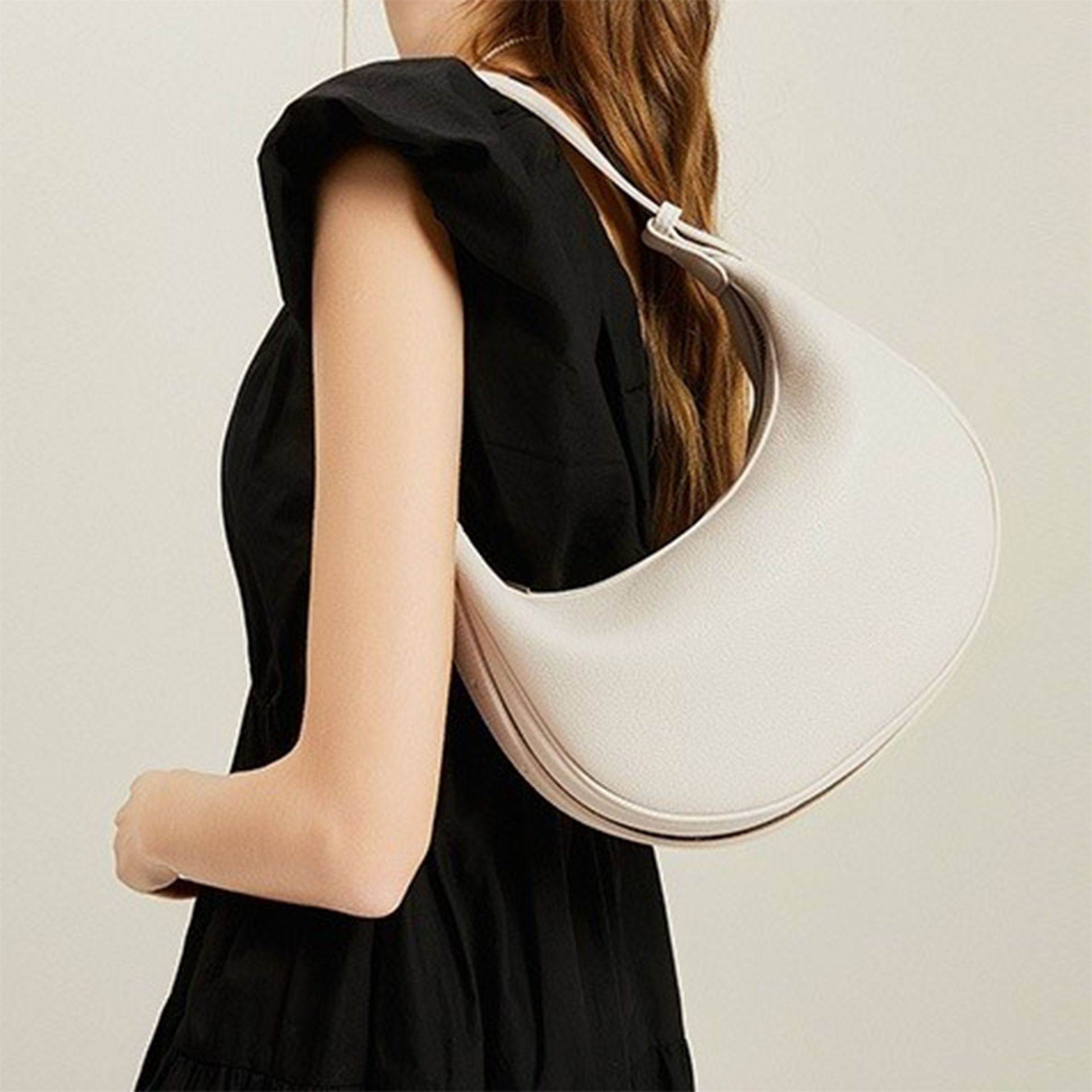 FOXER Brand PU Leather Women's - đánh giá và giá Half Moon Crescent