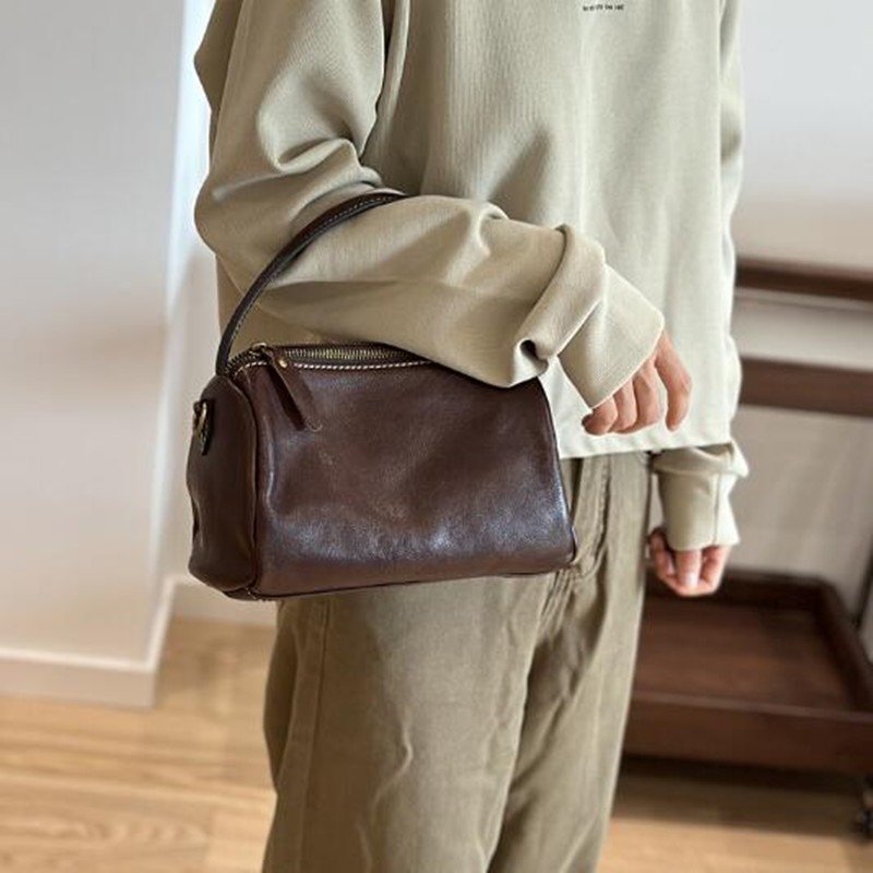 Retro Classic Cow Leather Shou - đánh giá và giá Doctor Bag Leather