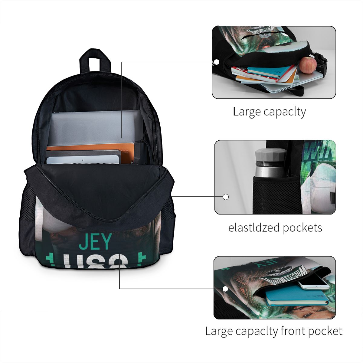 Winner WWE Jey Uso Backpack Da - đánh giá và giá Women Bags Winners