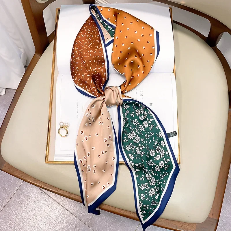Design Print Skinny Scarf Plai - đánh giá và giá Women Bags Brands