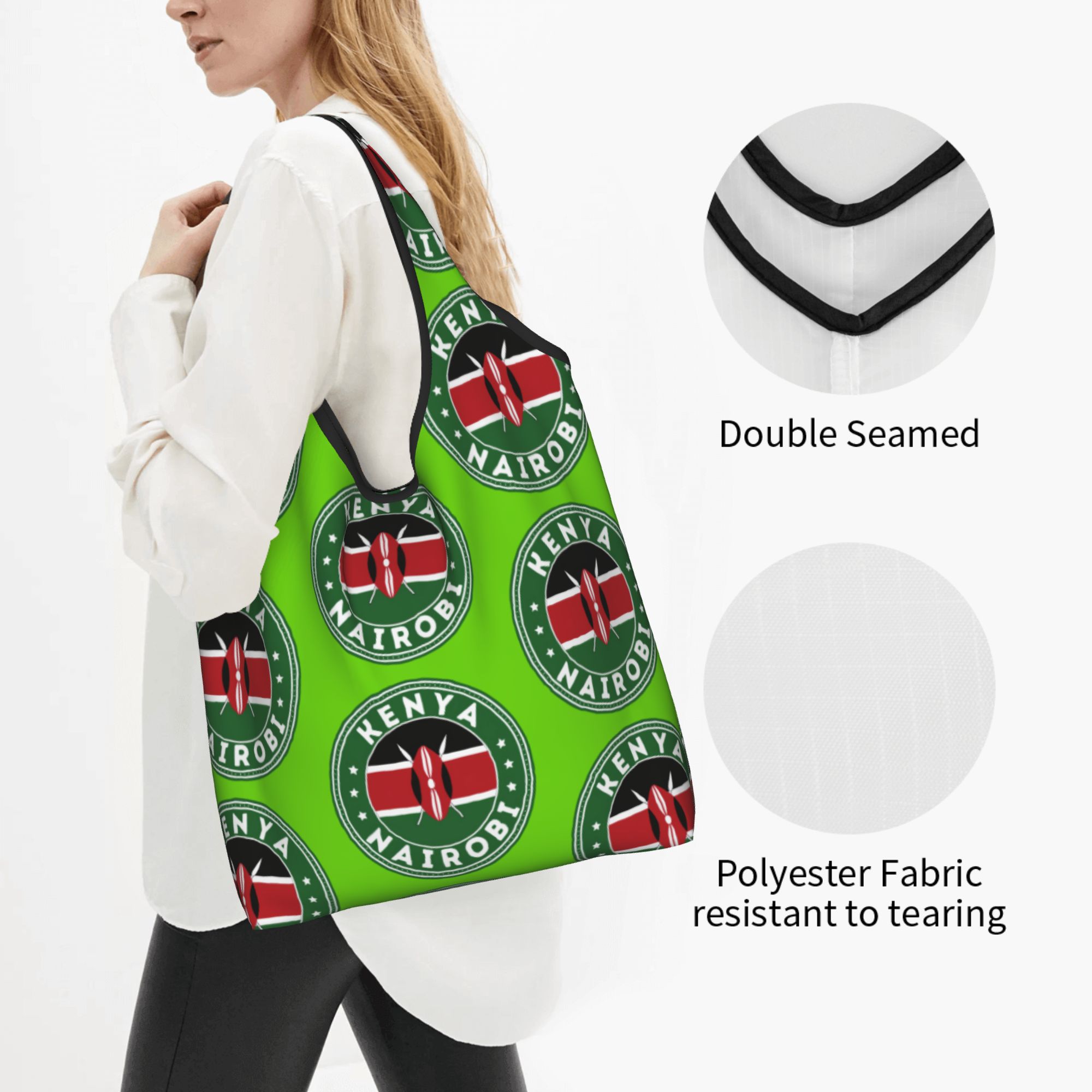 Reusable Kenya Nairobi Flag  S - đánh giá và giá Women Bags Kenya
