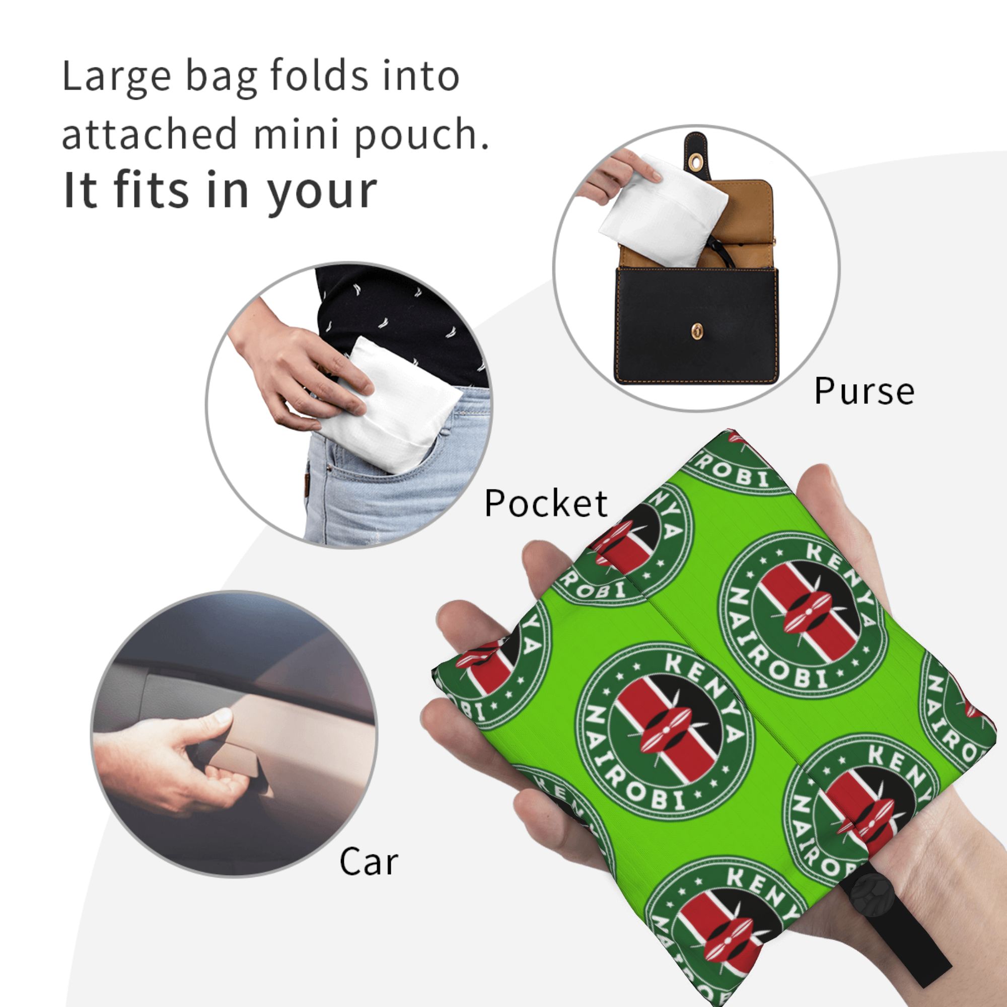 Reusable Kenya Nairobi Flag  S - đánh giá và giá Women Bags Kenya