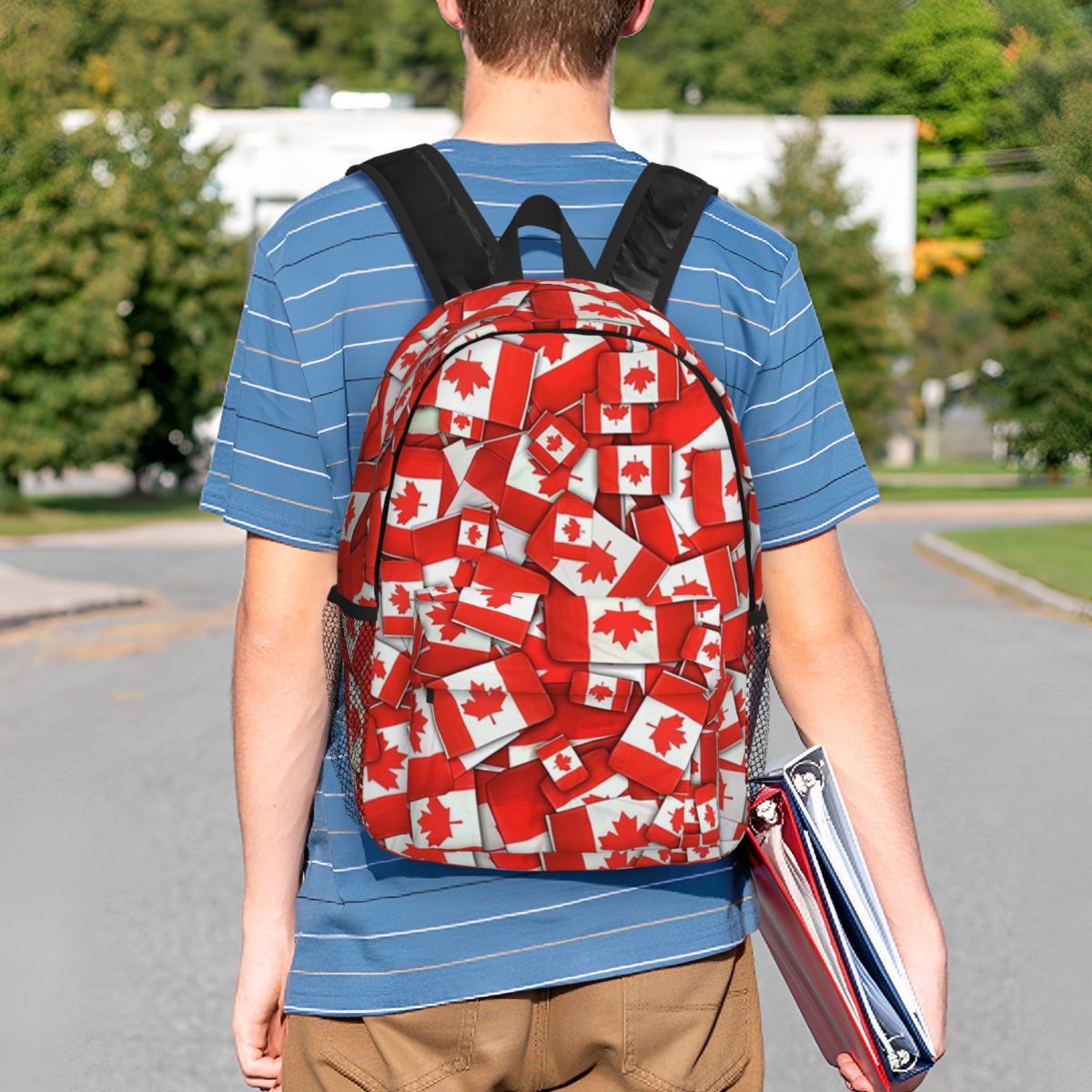 Canada Flag Pattern Backpack H - đánh giá và giá Women Bags Canada Sale