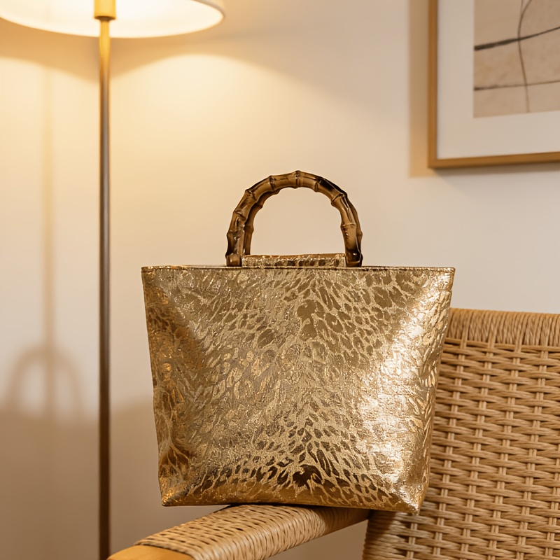 Light luxury metallic gold jac - đánh giá và giá Women Bags On Sale