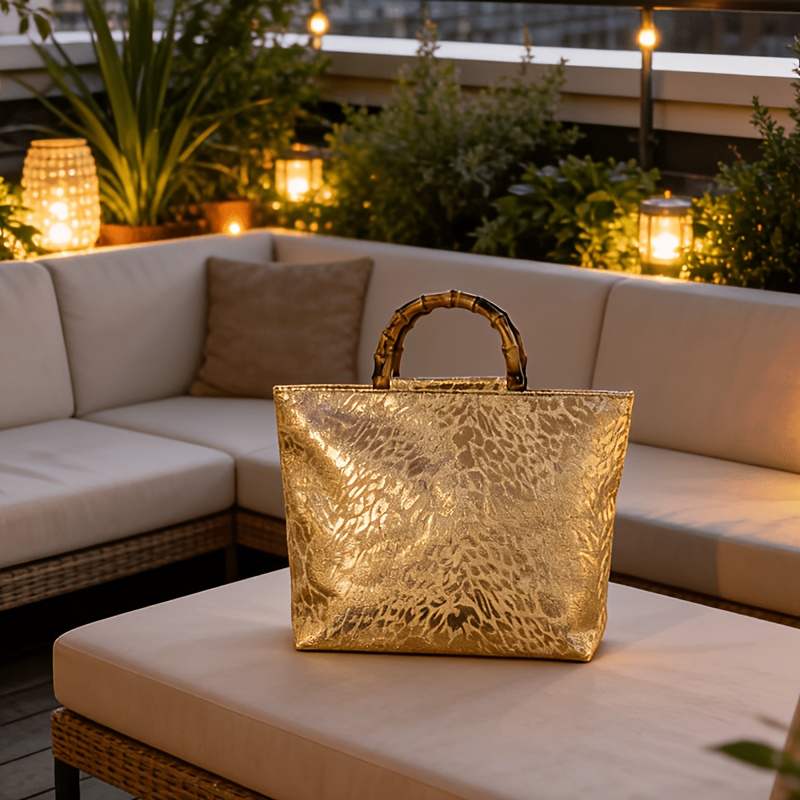 Light luxury metallic gold jac - đánh giá và giá Women Bags On Sale