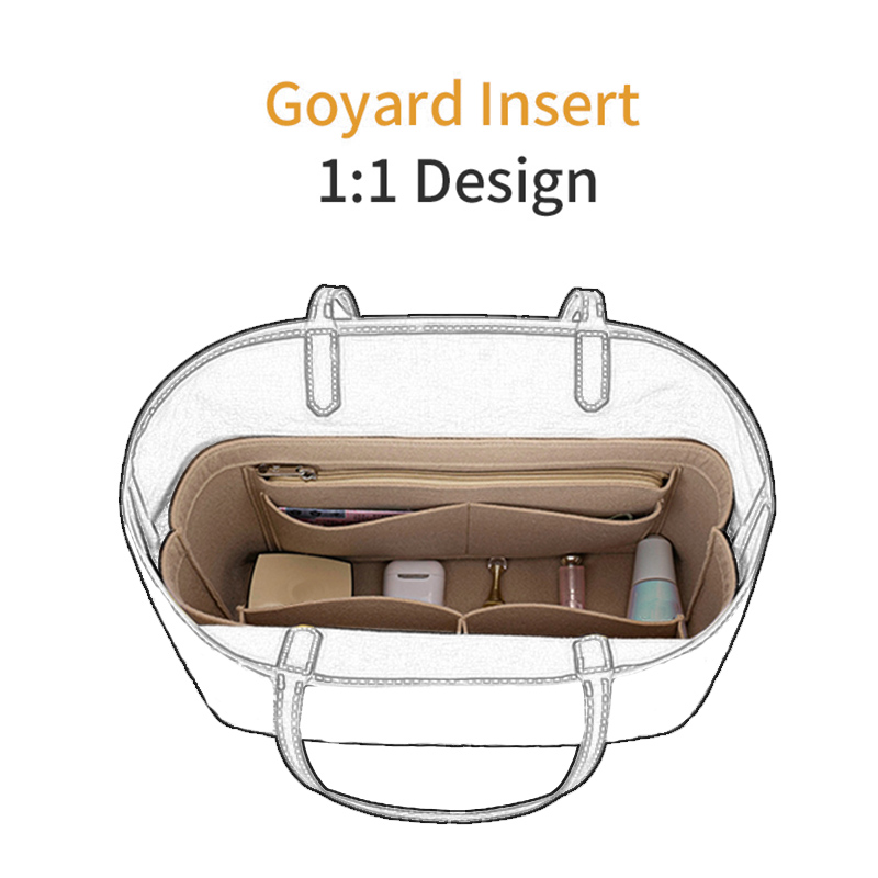 Felt Insert Bag Organizer For  - đánh giá và giá Women Bags Goyard
