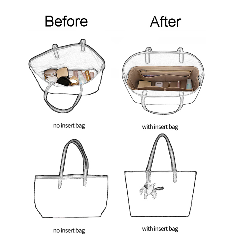 Felt Insert Bag Organizer For  - đánh giá và giá Women Bags Goyard