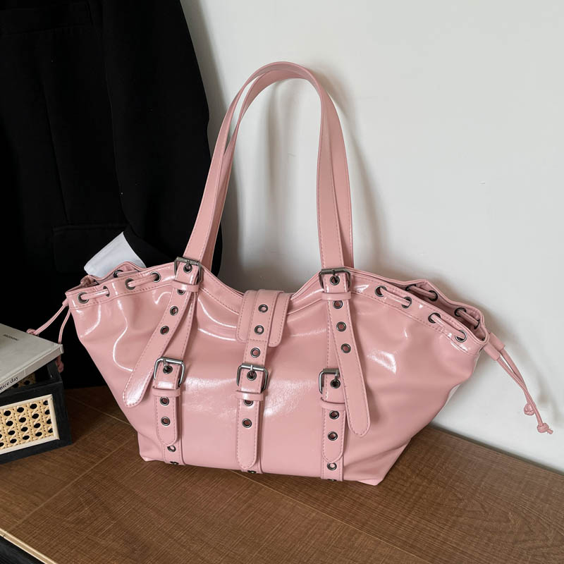 Y2K Gothic Rivet Adjustable St - đánh giá và giá Women Bags On Sale