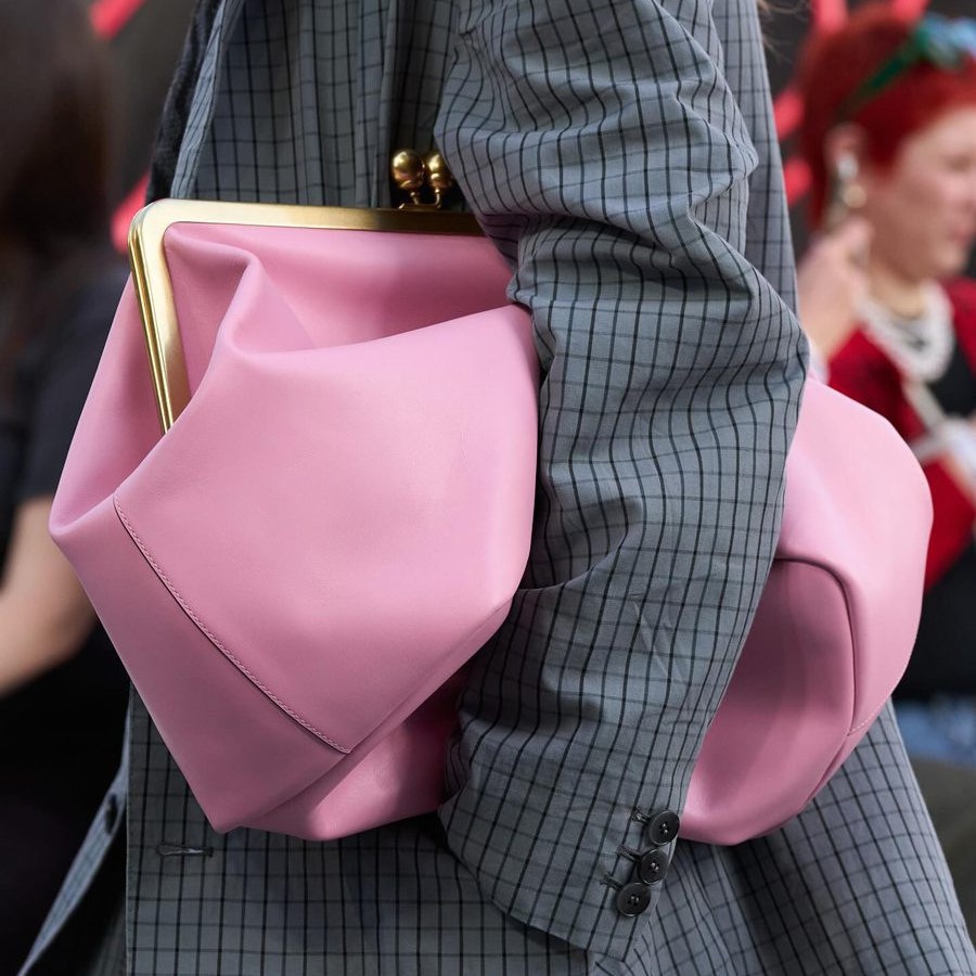 Fashion Large Kisslock Clutch  - đánh giá và giá Doctor Bag Leather