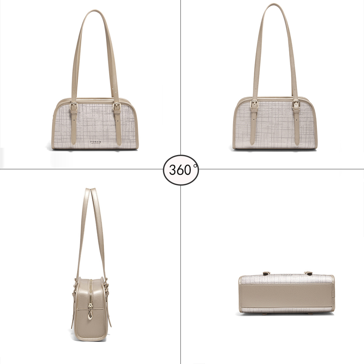 FOXER Women Split Cowhide Leat - đánh giá và giá Doctor Bag Leather