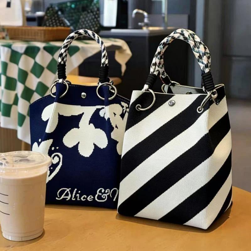Hot Sale Knitted Women Tote Ba - đánh giá và giá Women Bags Work